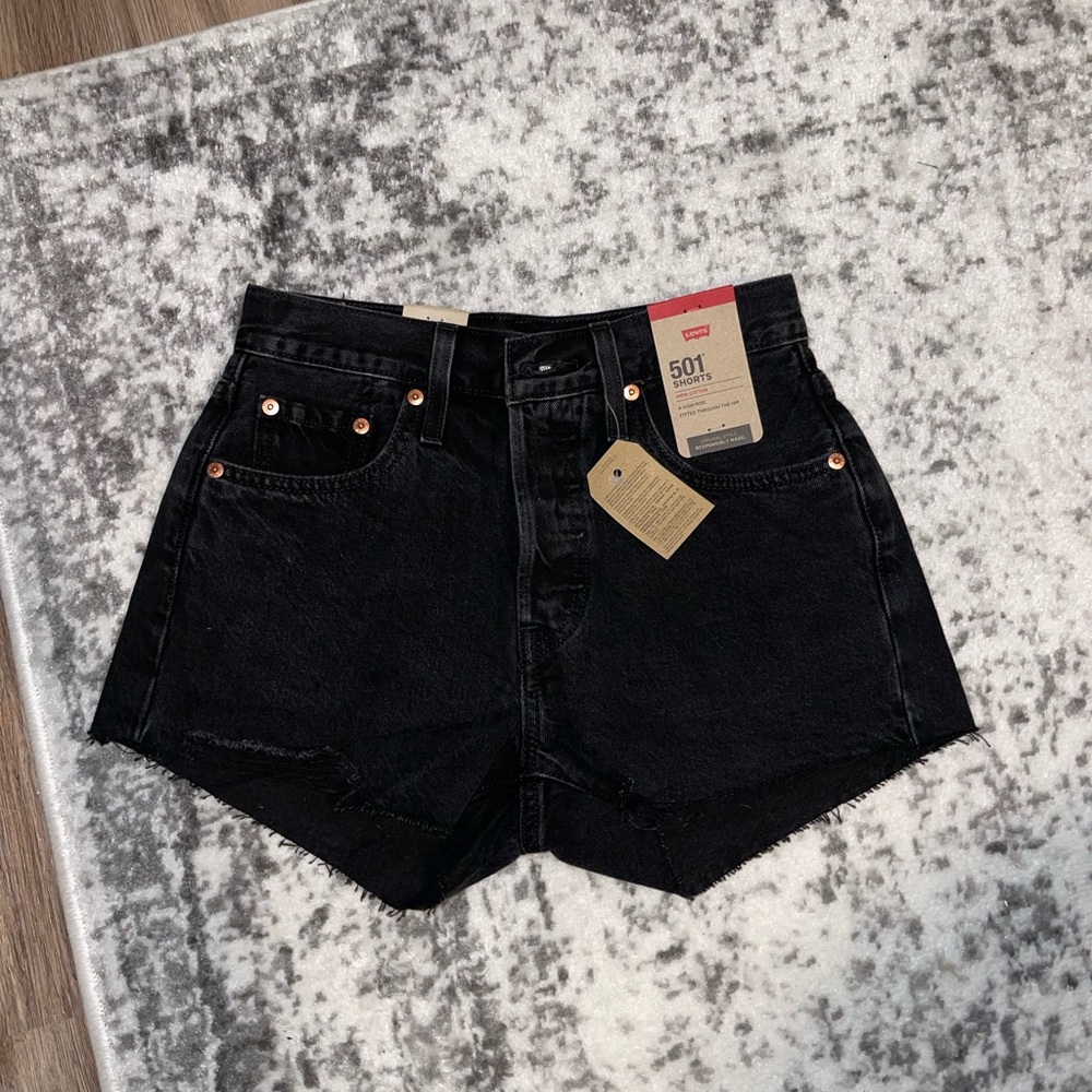 Levi’s 501 high waisted shorts